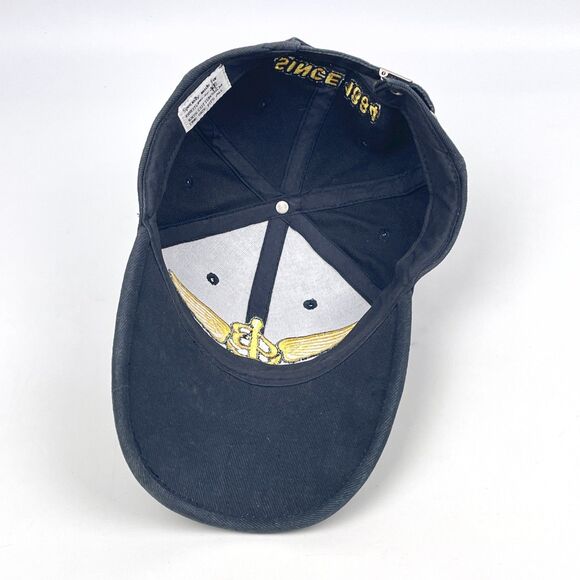 Breitling Hat Swiss Chronographs Watch Since 1884 Embroidered Navy Strapback - Picture 12 of 14